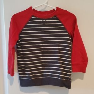 Red and Brown Stripped Sweater